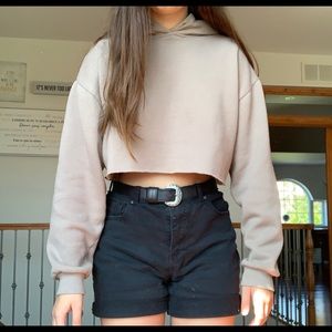Cropped hoodie